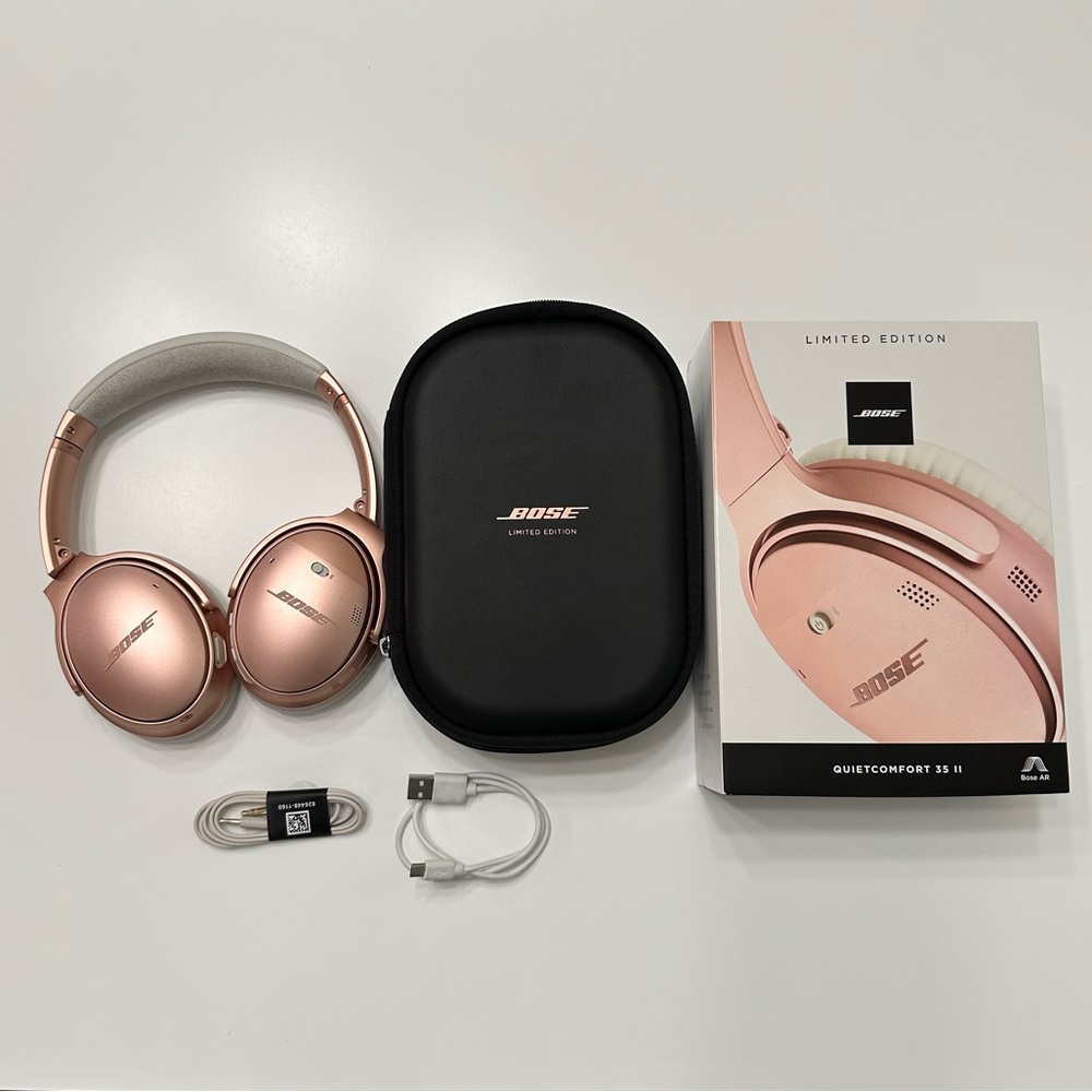 BOSE Limited Edition Quiet Comfort 35 II Rose Gold Noise Cancelling Headphones